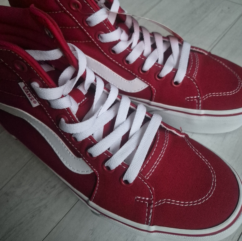 VANS NEW Sk8-Hi Tapered Platform Shoes - Picture 5 of 11